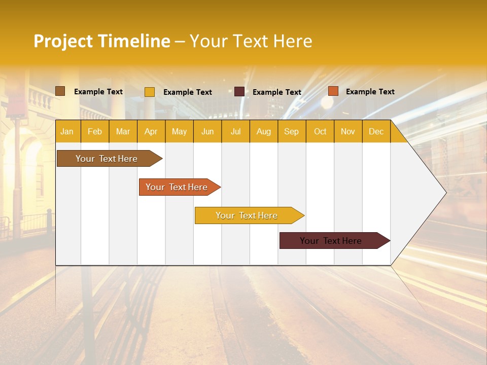 Evening Transport Motion PowerPoint Template