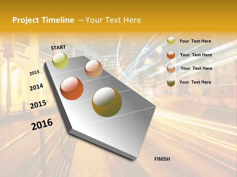 Evening Transport Motion PowerPoint Template
