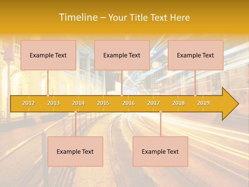 Evening Transport Motion PowerPoint Template