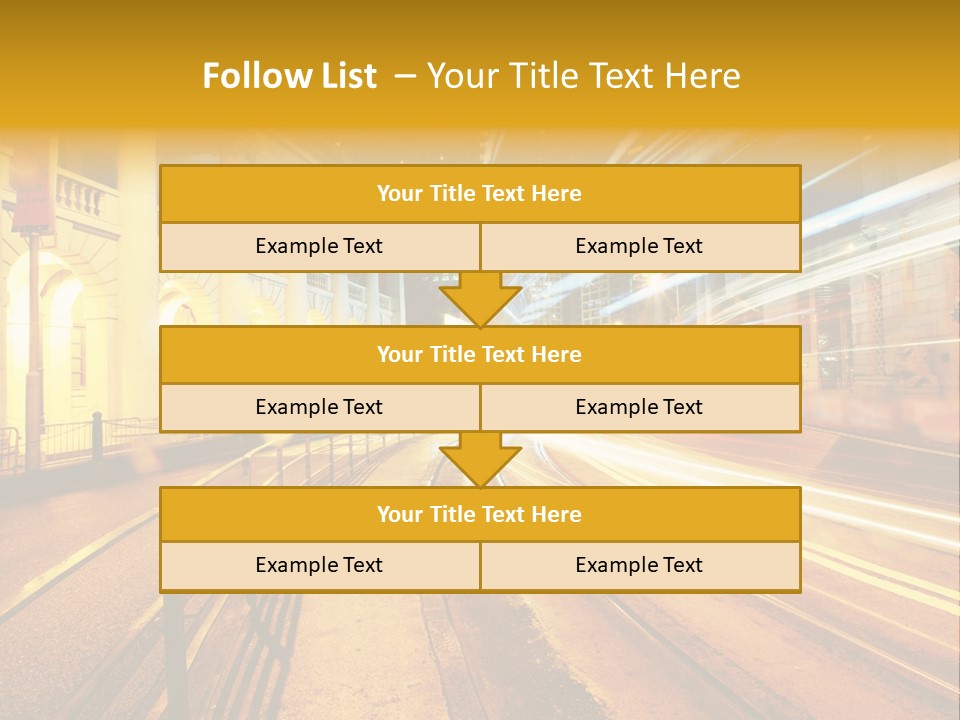 Evening Transport Motion PowerPoint Template