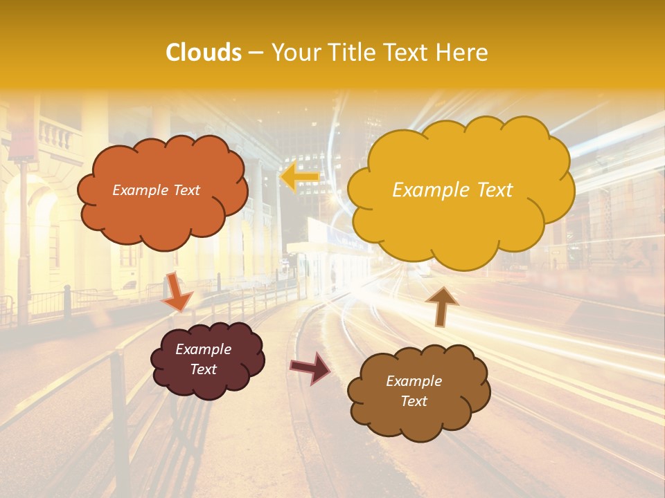 Evening Transport Motion PowerPoint Template