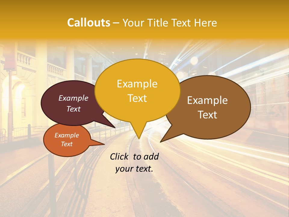 Evening Transport Motion PowerPoint Template
