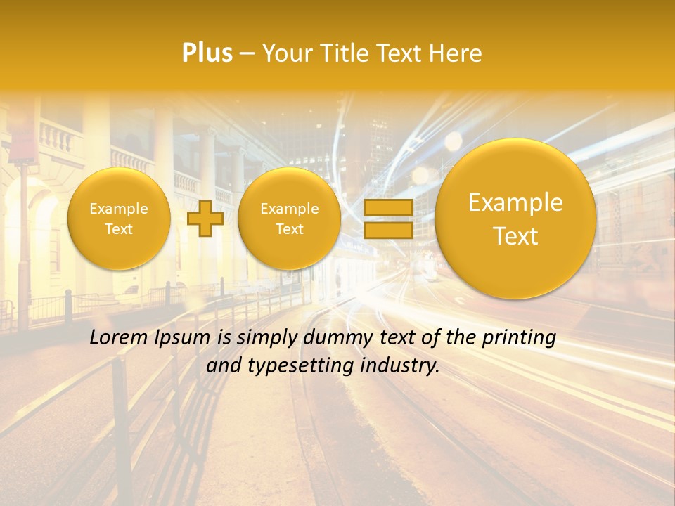 Evening Transport Motion PowerPoint Template