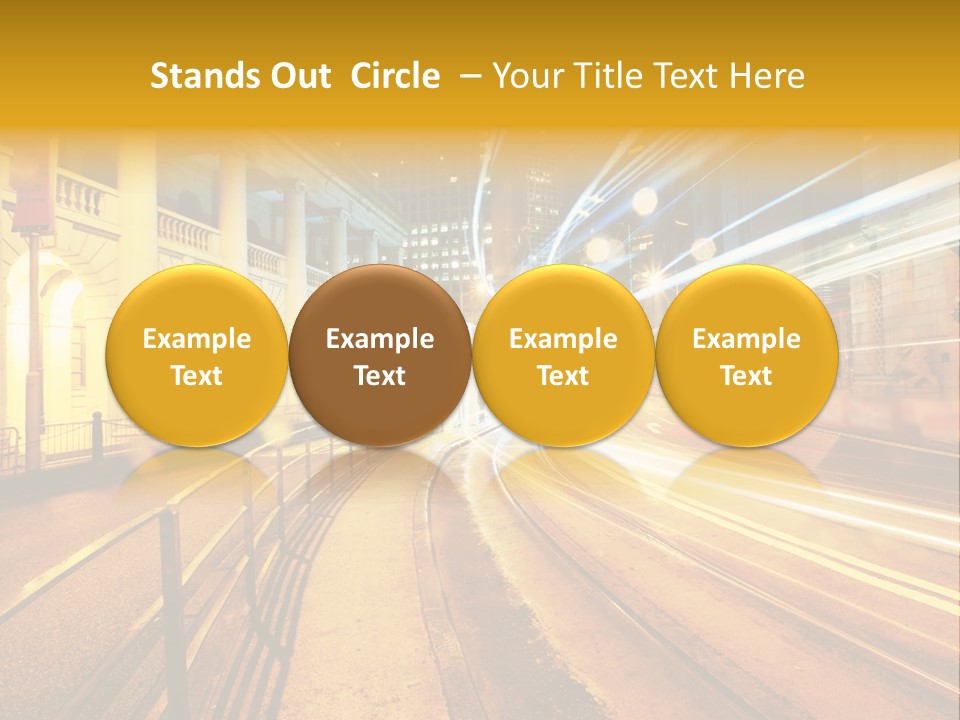 Evening Transport Motion PowerPoint Template