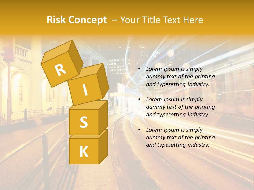 Evening Transport Motion PowerPoint Template