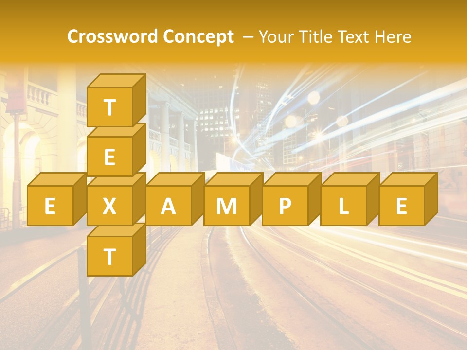 Evening Transport Motion PowerPoint Template