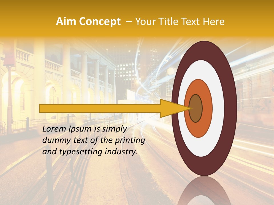 Evening Transport Motion PowerPoint Template