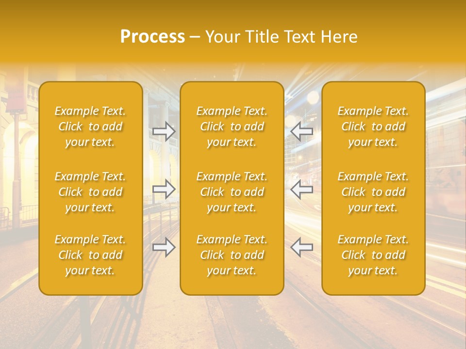 Evening Transport Motion PowerPoint Template