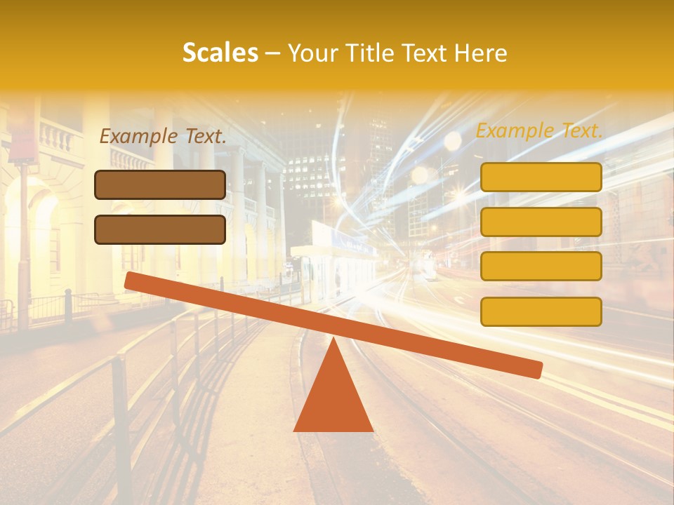 Evening Transport Motion PowerPoint Template