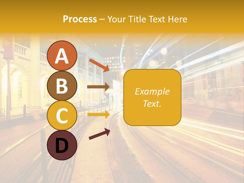 Evening Transport Motion PowerPoint Template