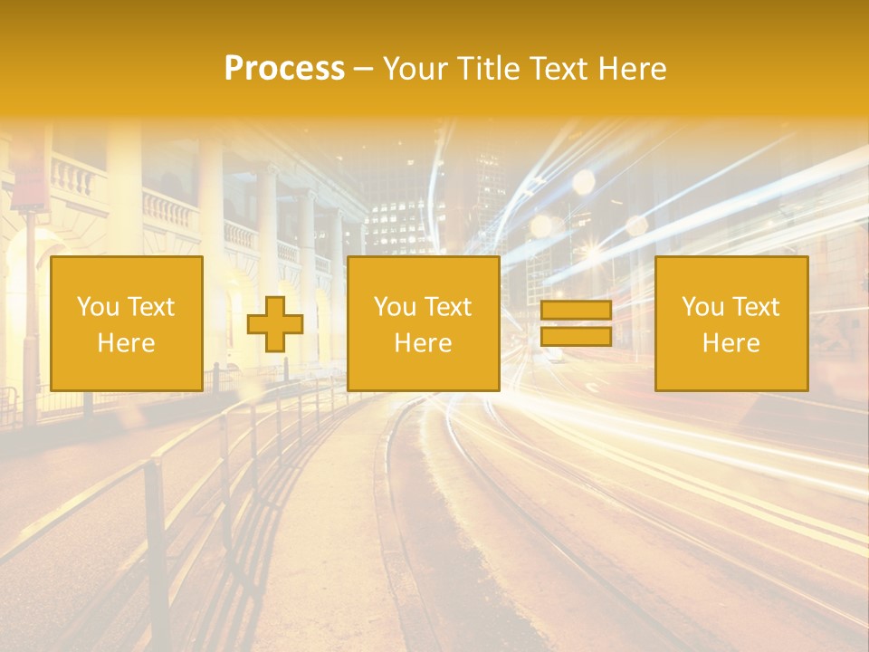 Evening Transport Motion PowerPoint Template