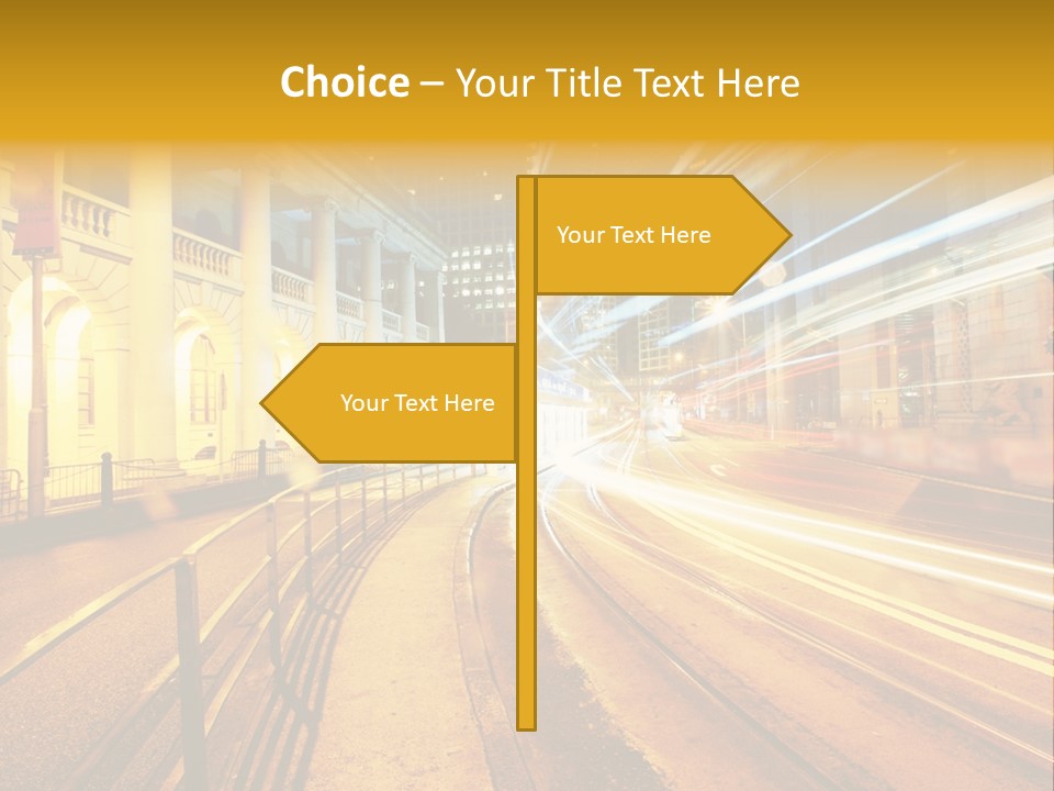 Evening Transport Motion PowerPoint Template