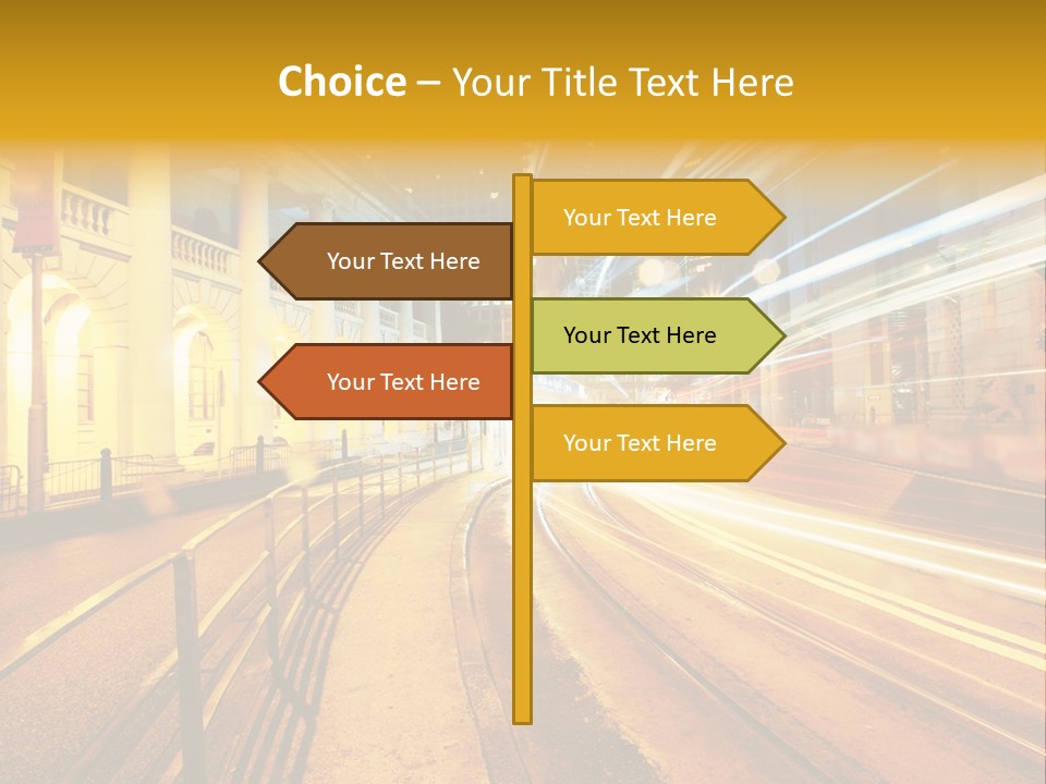 Evening Transport Motion PowerPoint Template