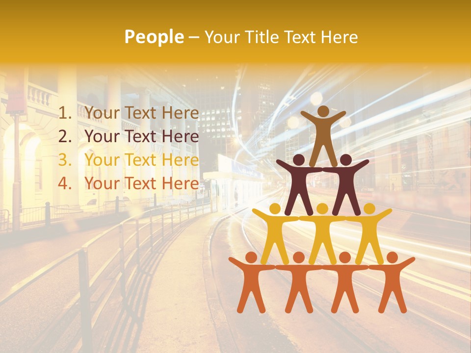 Evening Transport Motion PowerPoint Template