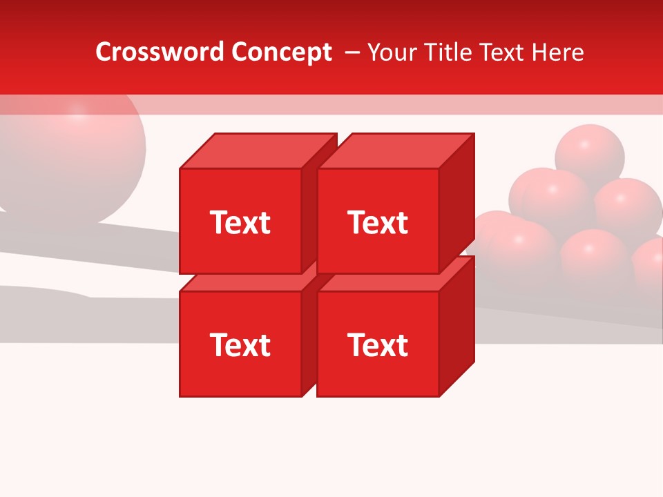 A Red Ball On Top Of A Scale With A Red Ball On Top Of It PowerPoint Template