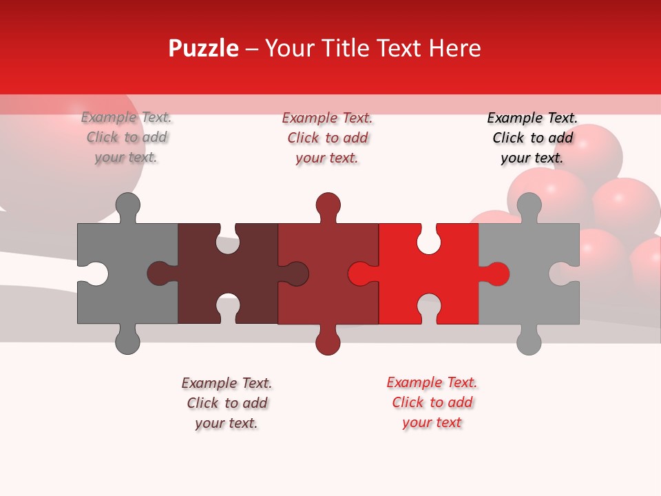 A Red Ball On Top Of A Scale With A Red Ball On Top Of It PowerPoint Template