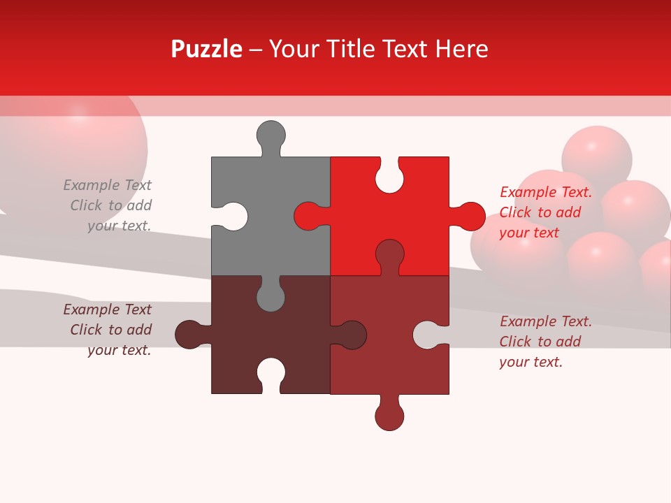 A Red Ball On Top Of A Scale With A Red Ball On Top Of It PowerPoint Template