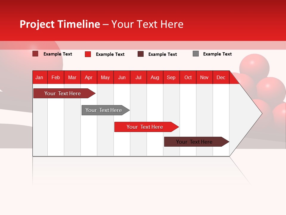 A Red Ball On Top Of A Scale With A Red Ball On Top Of It PowerPoint Template