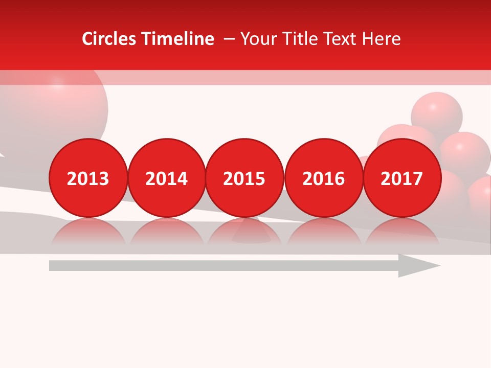 A Red Ball On Top Of A Scale With A Red Ball On Top Of It PowerPoint Template