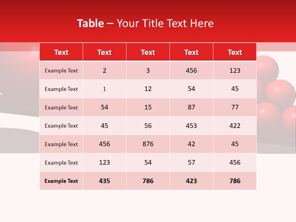 A Red Ball On Top Of A Scale With A Red Ball On Top Of It PowerPoint Template