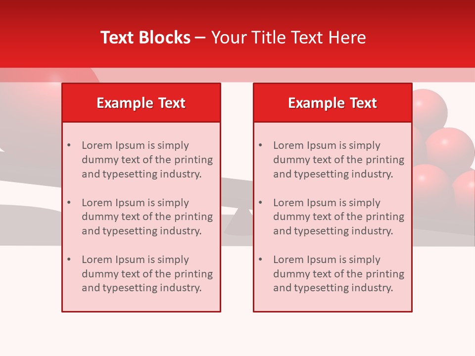 A Red Ball On Top Of A Scale With A Red Ball On Top Of It PowerPoint Template