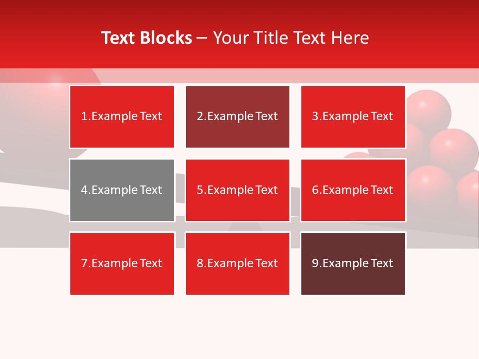 A Red Ball On Top Of A Scale With A Red Ball On Top Of It PowerPoint Template