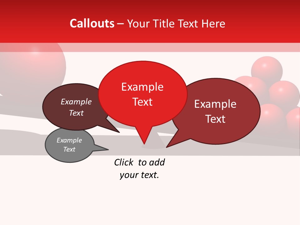 A Red Ball On Top Of A Scale With A Red Ball On Top Of It PowerPoint Template