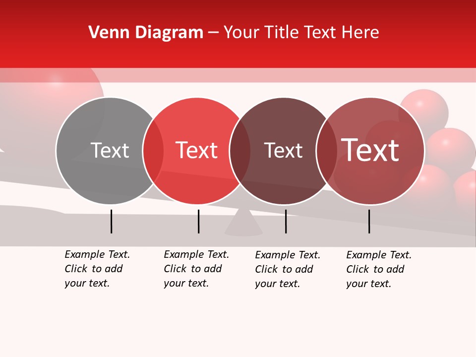 A Red Ball On Top Of A Scale With A Red Ball On Top Of It PowerPoint Template