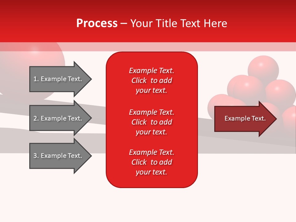A Red Ball On Top Of A Scale With A Red Ball On Top Of It PowerPoint Template