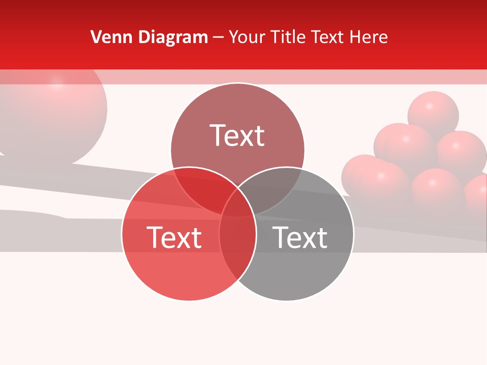 A Red Ball On Top Of A Scale With A Red Ball On Top Of It PowerPoint Template