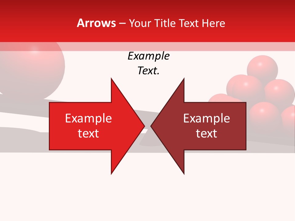 A Red Ball On Top Of A Scale With A Red Ball On Top Of It PowerPoint Template