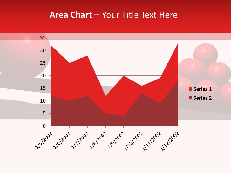 A Red Ball On Top Of A Scale With A Red Ball On Top Of It PowerPoint Template