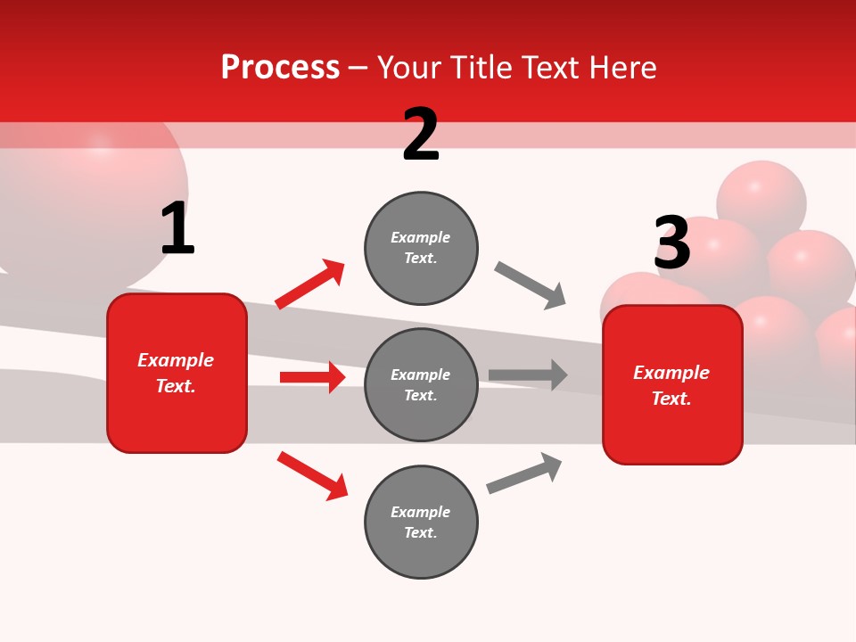 A Red Ball On Top Of A Scale With A Red Ball On Top Of It PowerPoint Template