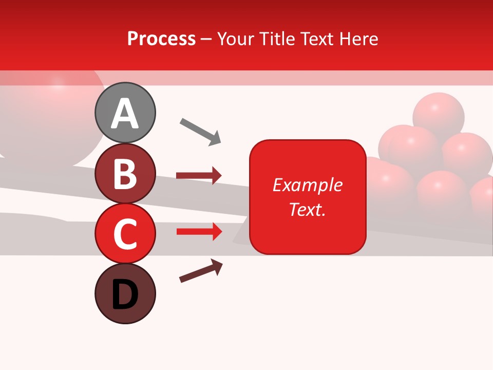 A Red Ball On Top Of A Scale With A Red Ball On Top Of It PowerPoint Template