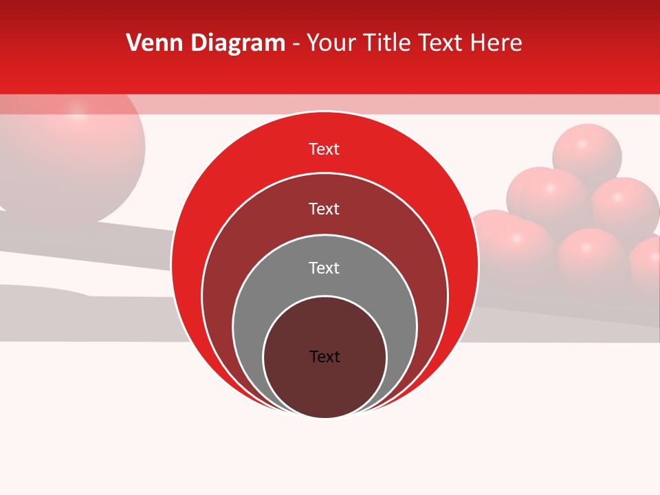 A Red Ball On Top Of A Scale With A Red Ball On Top Of It PowerPoint Template