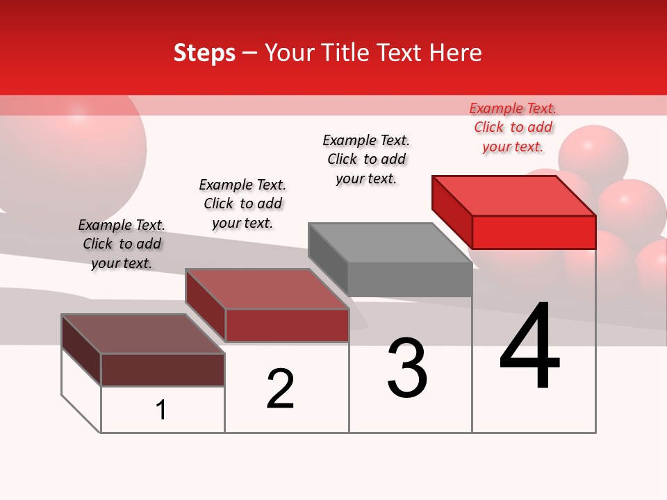 A Red Ball On Top Of A Scale With A Red Ball On Top Of It PowerPoint Template