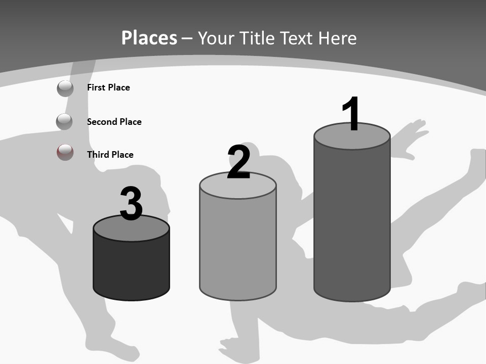 Exercise Posture Girl PowerPoint Template