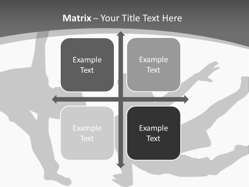 Exercise Posture Girl PowerPoint Template