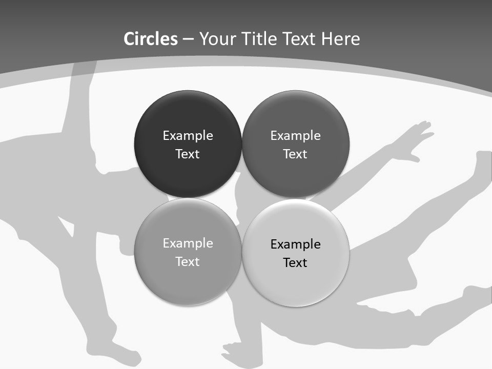 Exercise Posture Girl PowerPoint Template