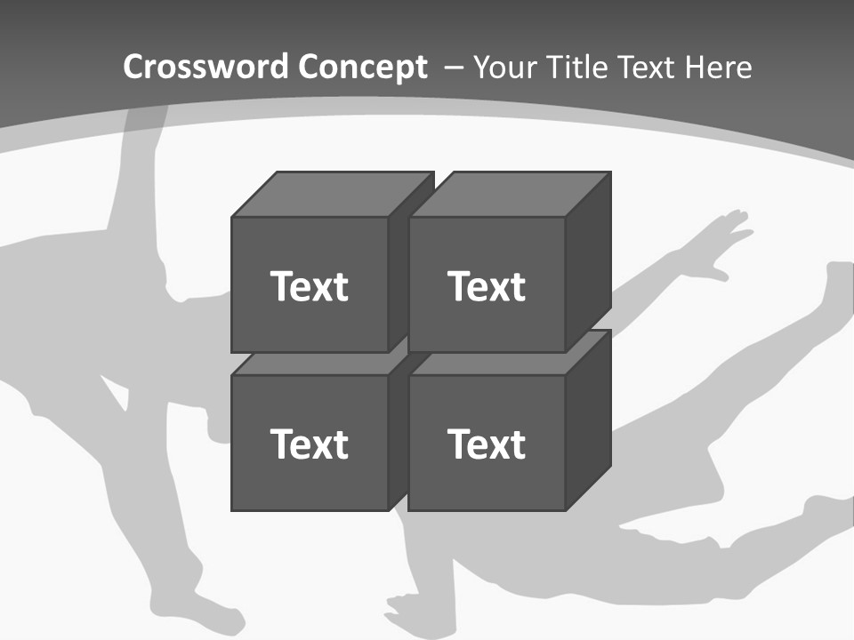 Exercise Posture Girl PowerPoint Template