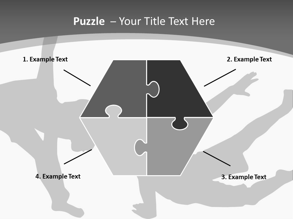 Exercise Posture Girl PowerPoint Template