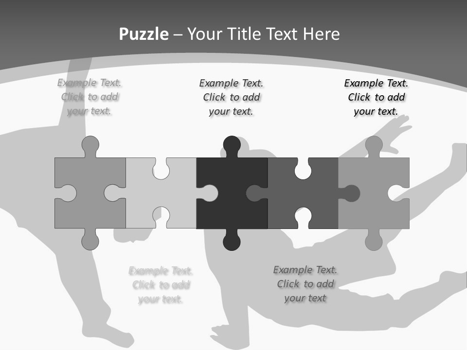 Exercise Posture Girl PowerPoint Template