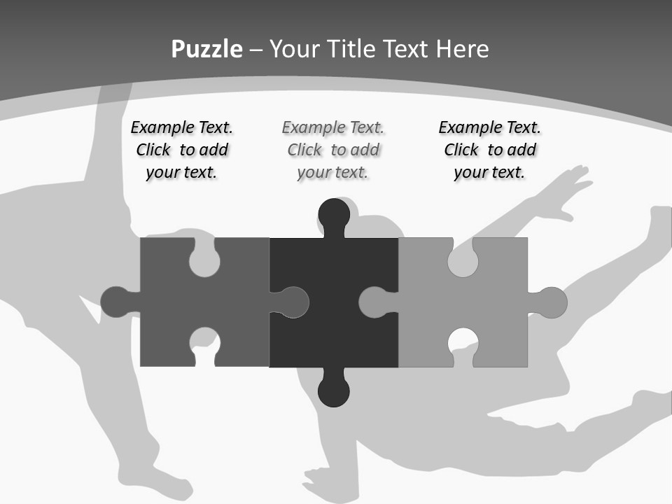 Exercise Posture Girl PowerPoint Template