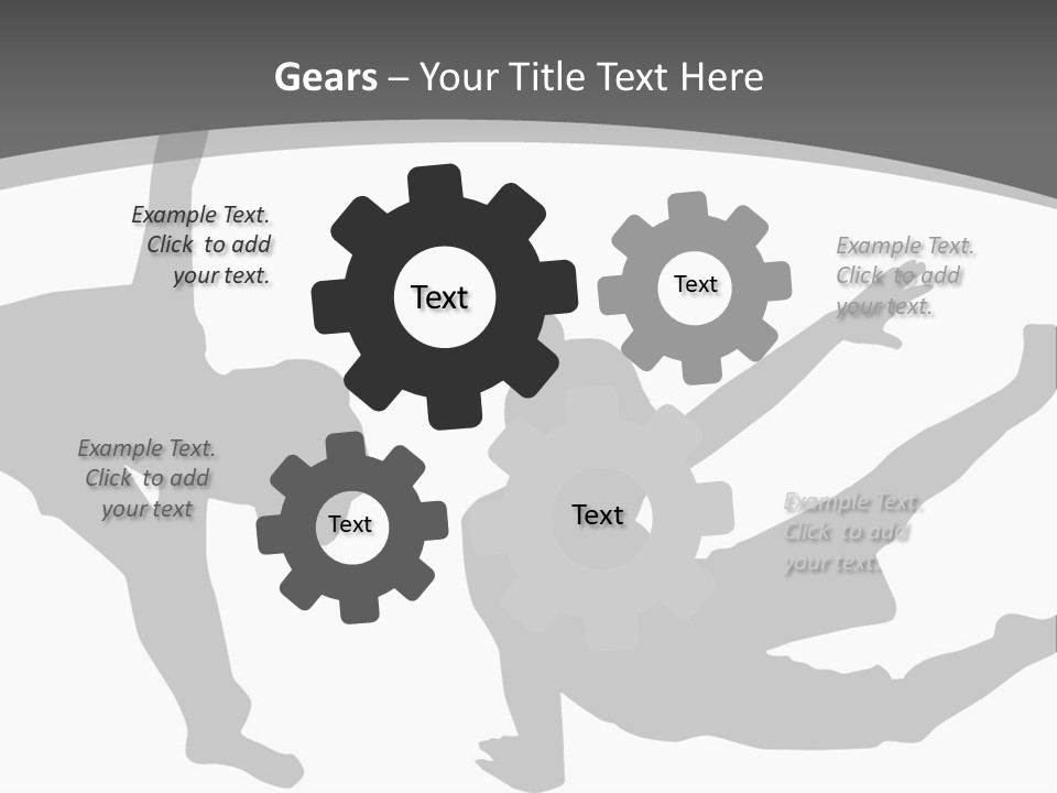 Exercise Posture Girl PowerPoint Template