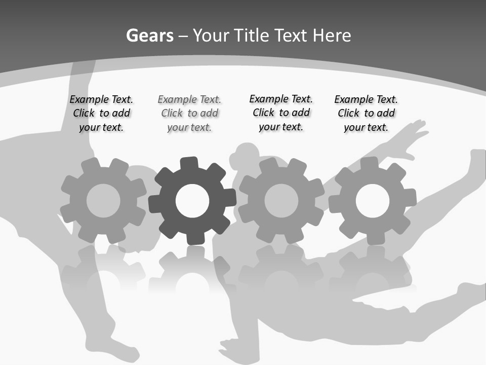 Exercise Posture Girl PowerPoint Template