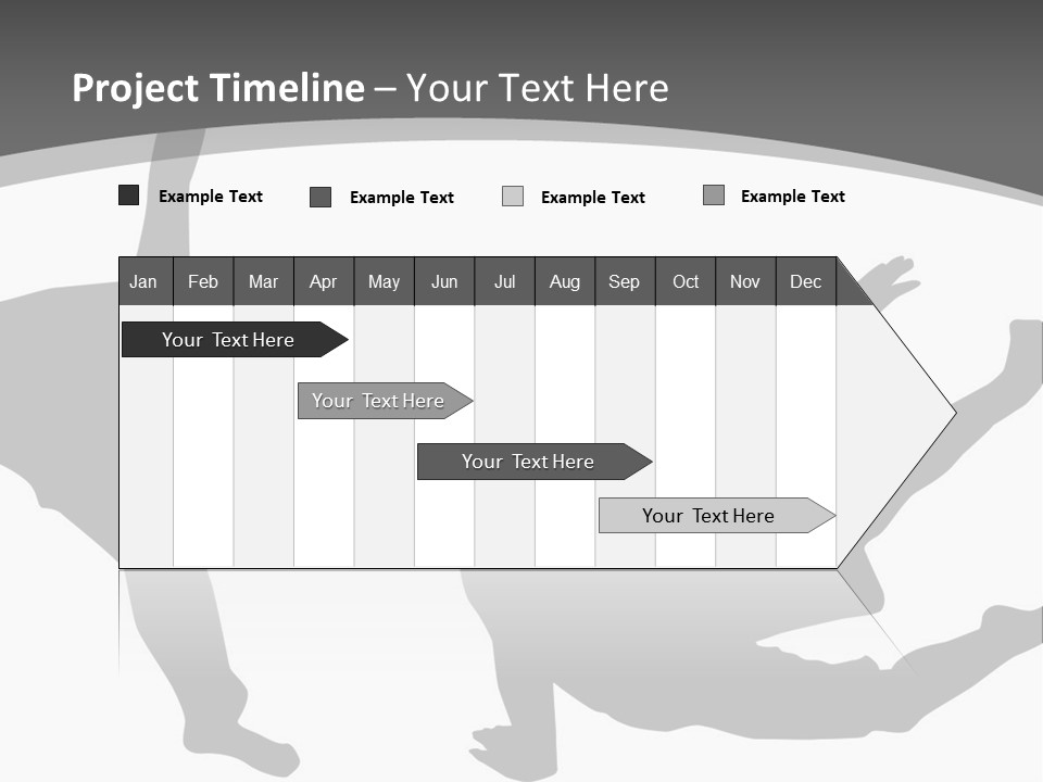 Exercise Posture Girl PowerPoint Template