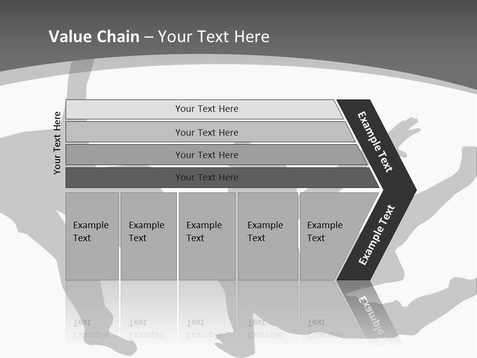 Exercise Posture Girl PowerPoint Template