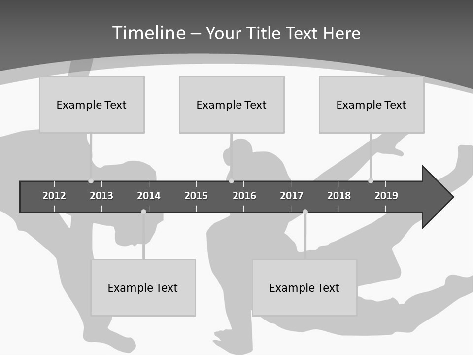 Exercise Posture Girl PowerPoint Template
