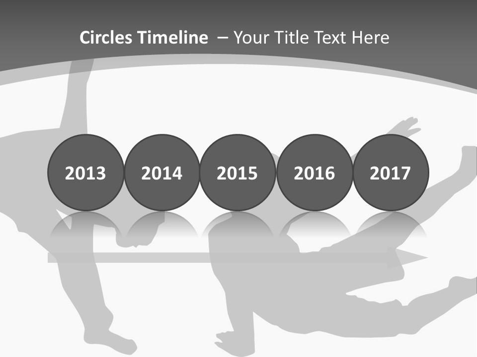 Exercise Posture Girl PowerPoint Template