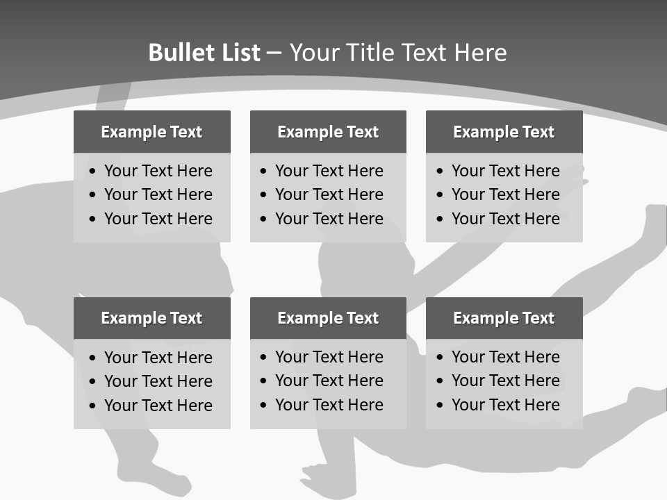 Exercise Posture Girl PowerPoint Template